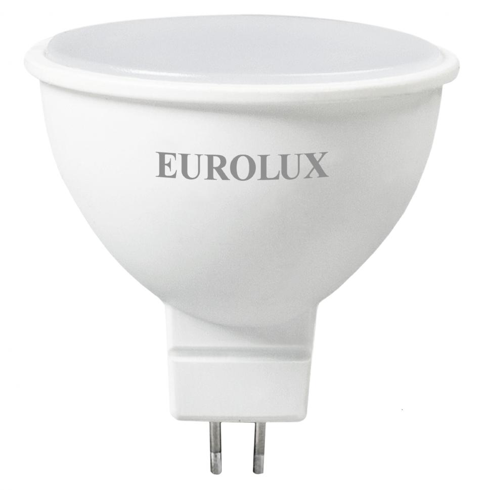 Лампа светодиодная EUROLUX LL-E-MR16-7W-230-4K-GU5.3 — Фото 1