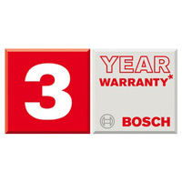 3 года гарантии Bosch