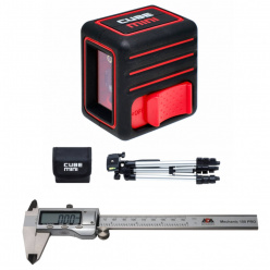 Лазерный уровень ADA CUBE MINI Professional Edition + Штангенциркуль цифровой ADA Mechanic 150 PRO