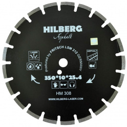 Диск алмазный по асфальту Hilberg Hard Materials 350x25.4мм (HM308)