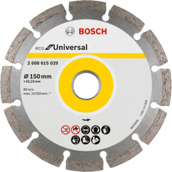 Диск алмазный универсальный Bosch ECO for Universal 150х22.2мм (029)