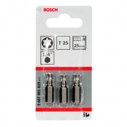Бита Bosch TORX T25х25мм 3шт (615)