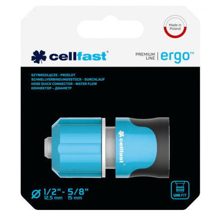 Коннектор для шланга Cellfast ERGO 1/2"