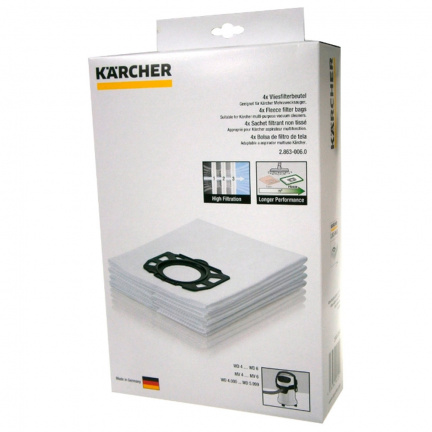 Фильтр-мешки Karcher для пылесосов серии MV 4/5/6 4шт