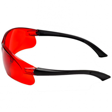 Очки защитные для работы с лазерными приборами ADA VISOR RED Laser Glasses красные