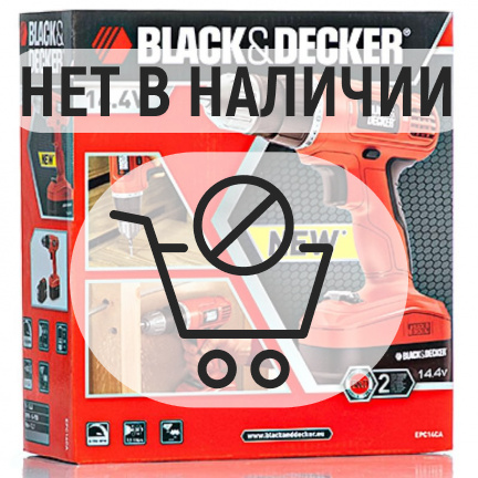 Аккумуляторная дрель-шуруповерт Black&Decker EPC 14 CAB