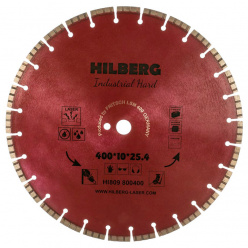 Диск алмазный по бетону Hilberg Industrial Hard 400x25.4мм (HI809)