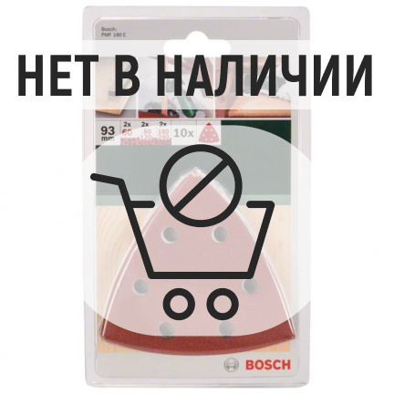 Лист шлифовальный для МФИ Bosch PMF 180E 93мм 10шт (957)