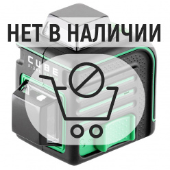 Лазерный уровень ADA Cube 3-360 GREEN Basic Edition + Штатив-штанга ADA SILVER PLUS в комплекте с треногой