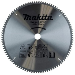 Диск пильный универсальный Makita 355x30мм 100T (D-65707)