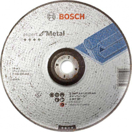 Круг шлифовальный по металлу Bosch Expert for Metal 230х8x22.2мм