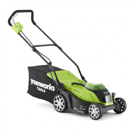 Аккумуляторная газонокосилка Greenworks G40LM35K4